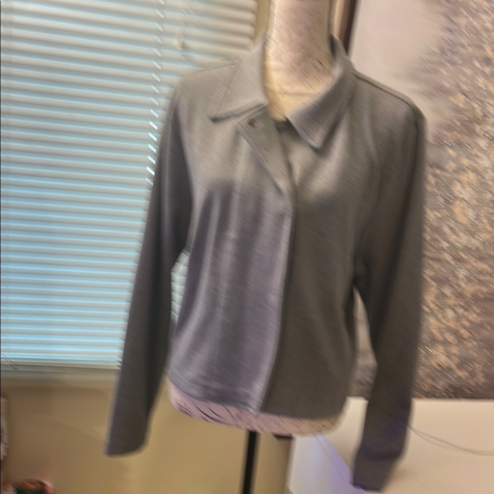 Gray Long Sleeve Jacket